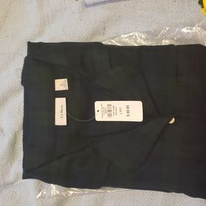 LL Bean Scotch Plaid Flannel PJ